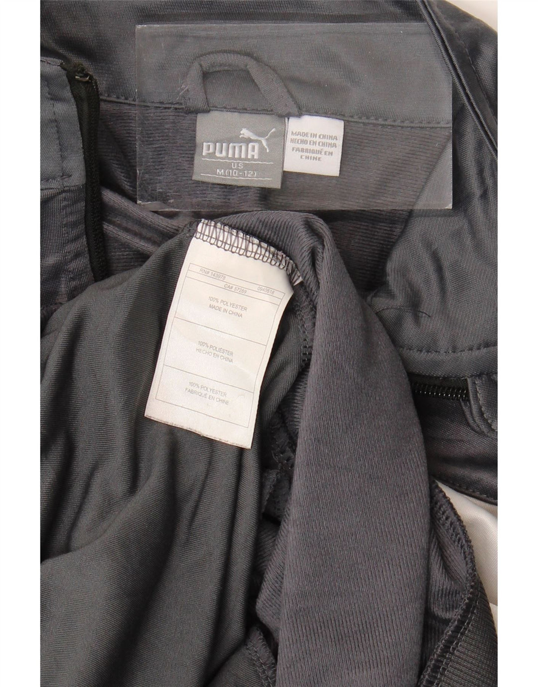 Giacca da tuta da ragazzo Puma 10-11 anni Colore grigio medio