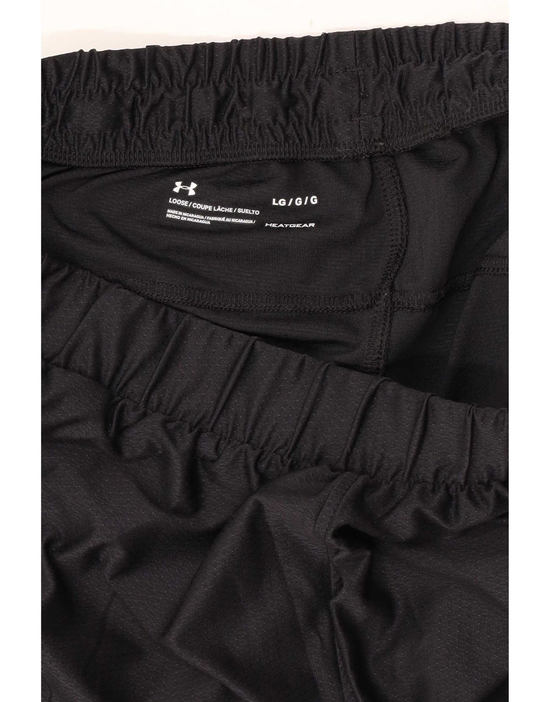 Pantaloncini sportivi da uomo Under Armour grandi neri