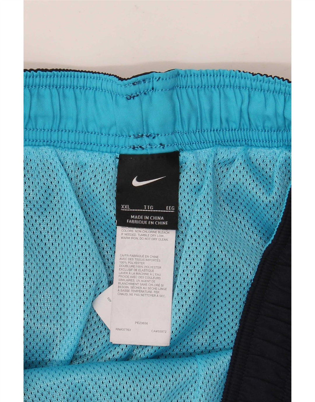 Pantaloncini da nuoto da uomo Nike 2XL poliestere blu navy