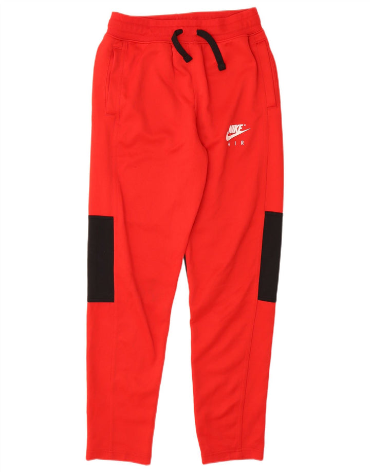 Pantaloni della tuta da ragazzo NIKE 13-14 anni XL Poliestere color block rosso