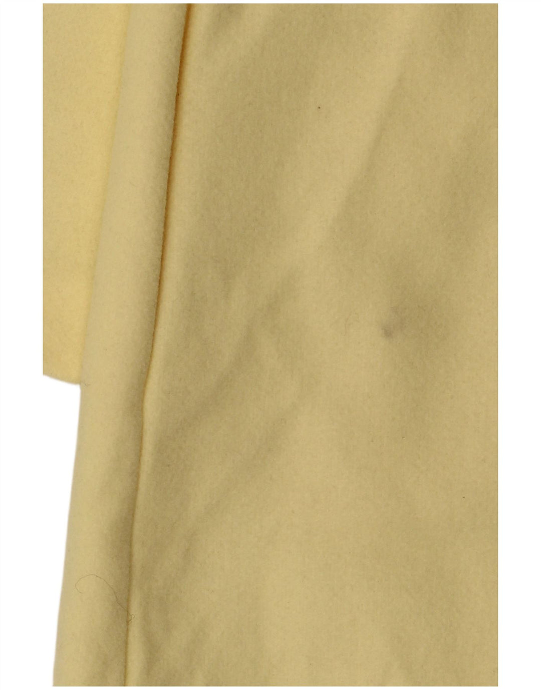 Soprabito aperto da donna Zara UK 16 grande poliestere giallo