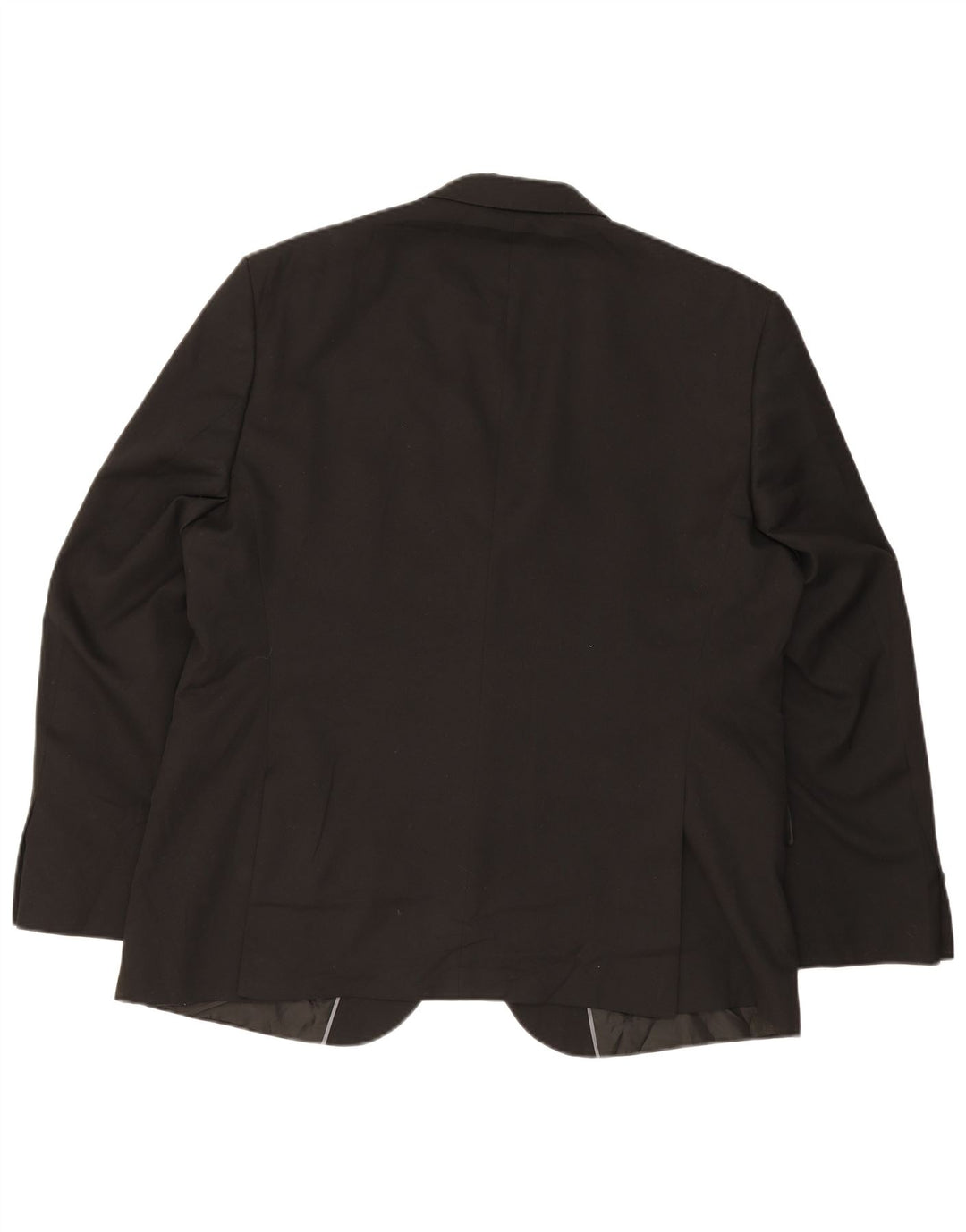 Giacca blazer a 2 bottoni da uomo Marks & Spencer UK 46 XL poliestere nero