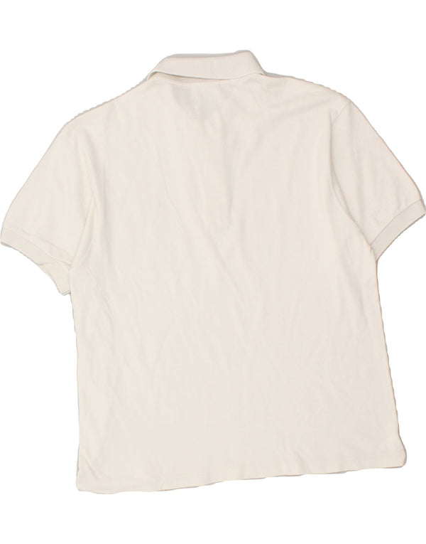 Polo da uomo LACOSTE taglia 3 piccola in cotone bianco