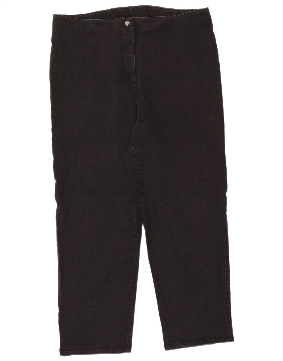 Jeans dritti da donna RALPH LAUREN US 18 2XL W36 L30 Cotone nero