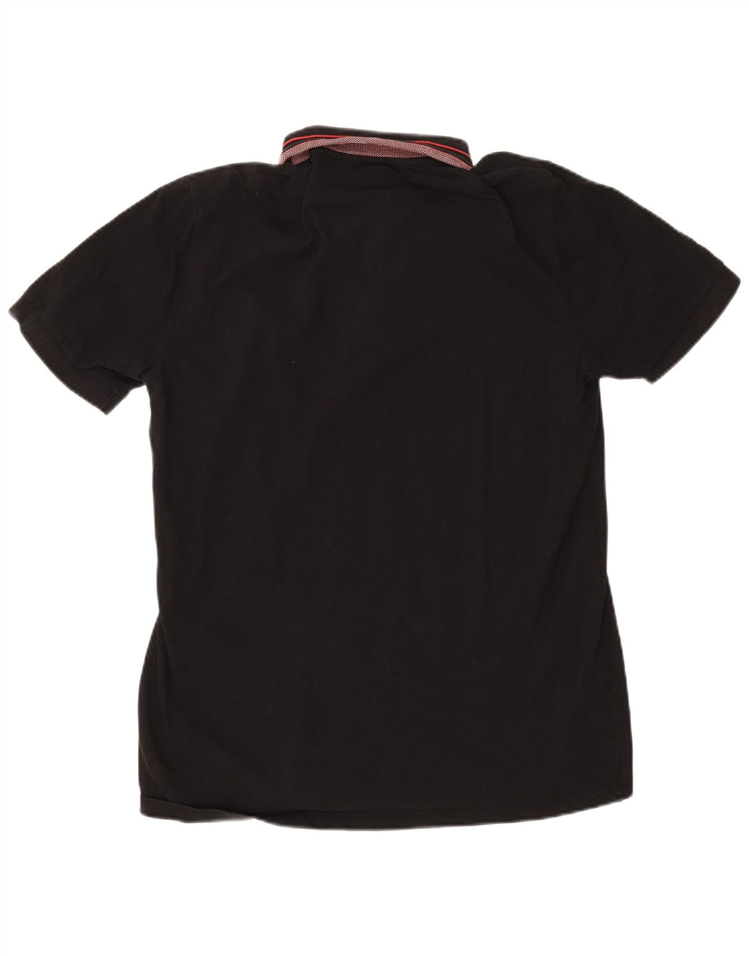 Polo da uomo Hugo Boss grande in cotone a righe nere