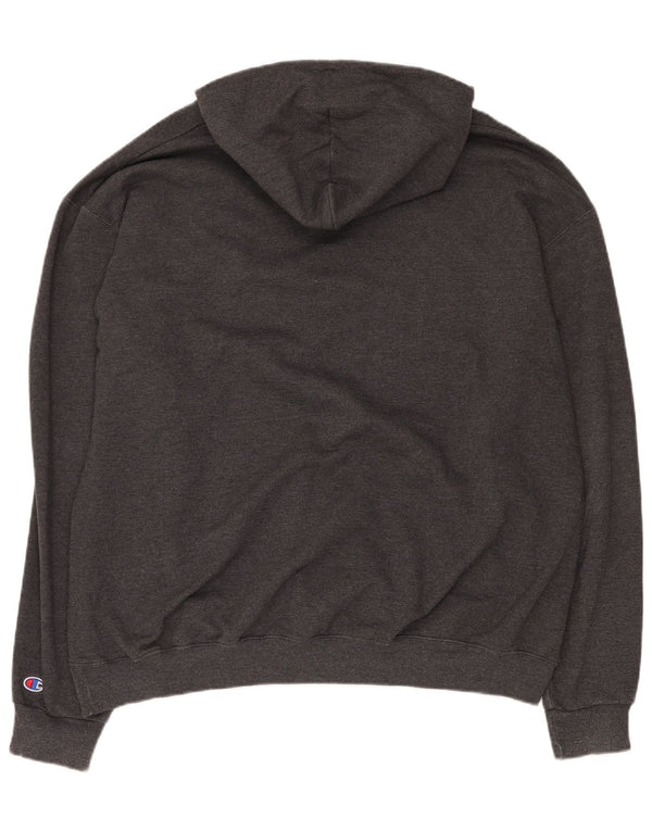 Maglione con cappuccio grafico Columbia da uomo CHAMPION 2XL Grigio