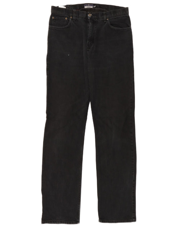 Jeans dritti Marks & Spencer da uomo blu Harbour W34 L35 cotone nero