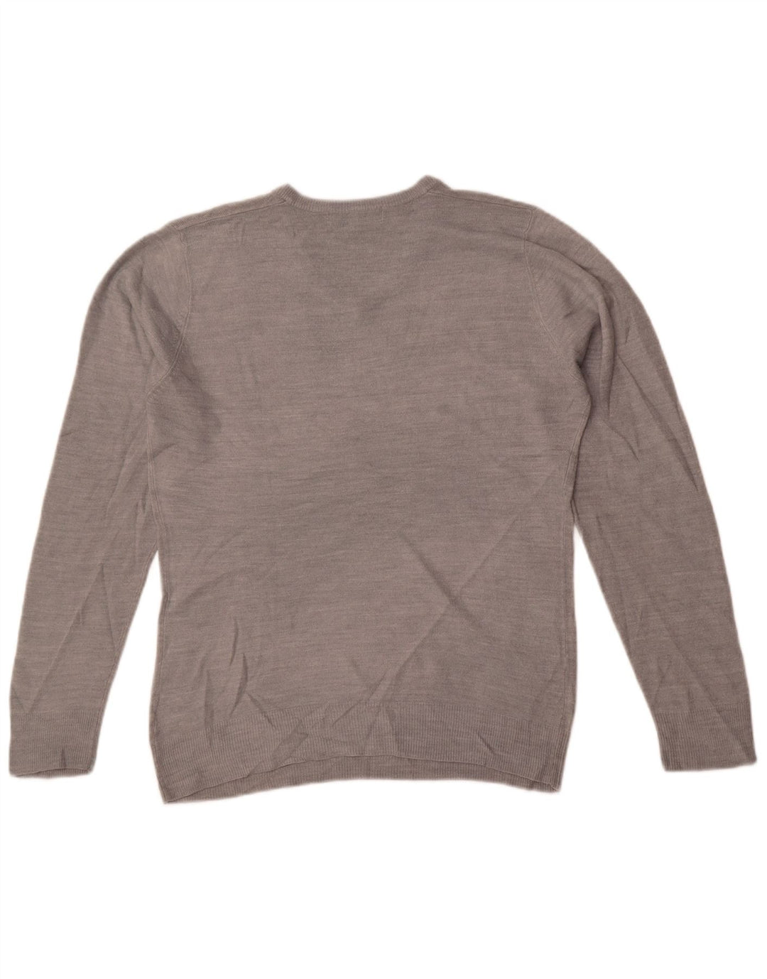 Maglione da uomo con scollo a V Marks & Spencer piccolo acrilico grigio