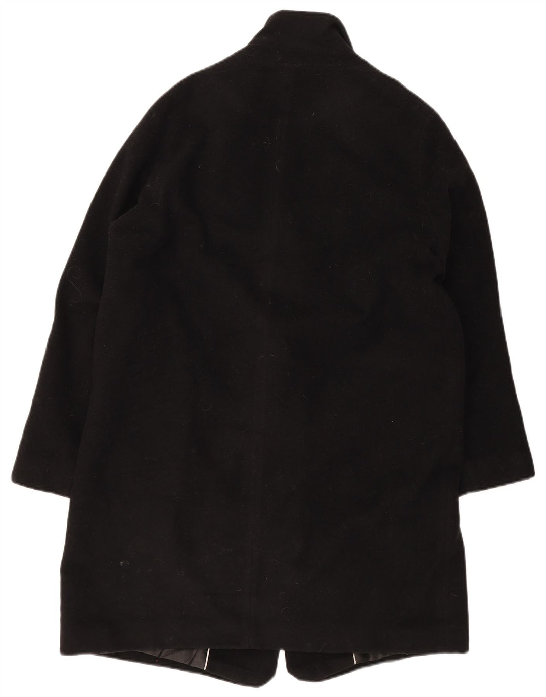 Cappotto da donna Marks & Spencer UK 14 grande lana nera