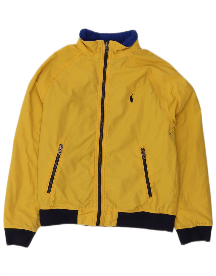 Giubbotto bomber da ragazzo Polo Ralph Lauren 10-11 anni color block giallo medio