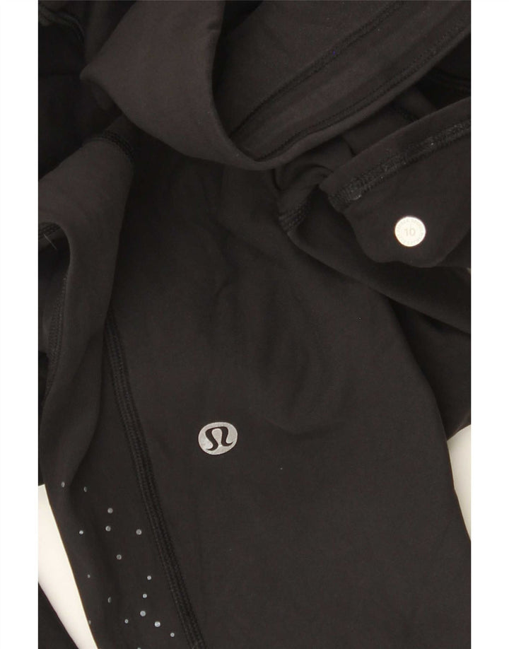 Leggings corti da donna Lululemon US 10 grandi neri maculati