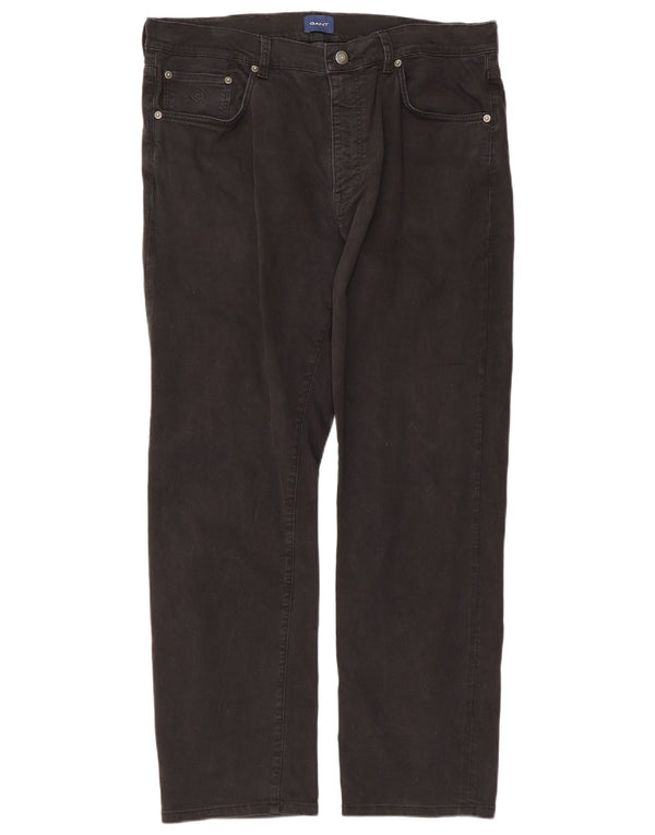 Jeans dritti da uomo Gant W38 L30 cotone nero