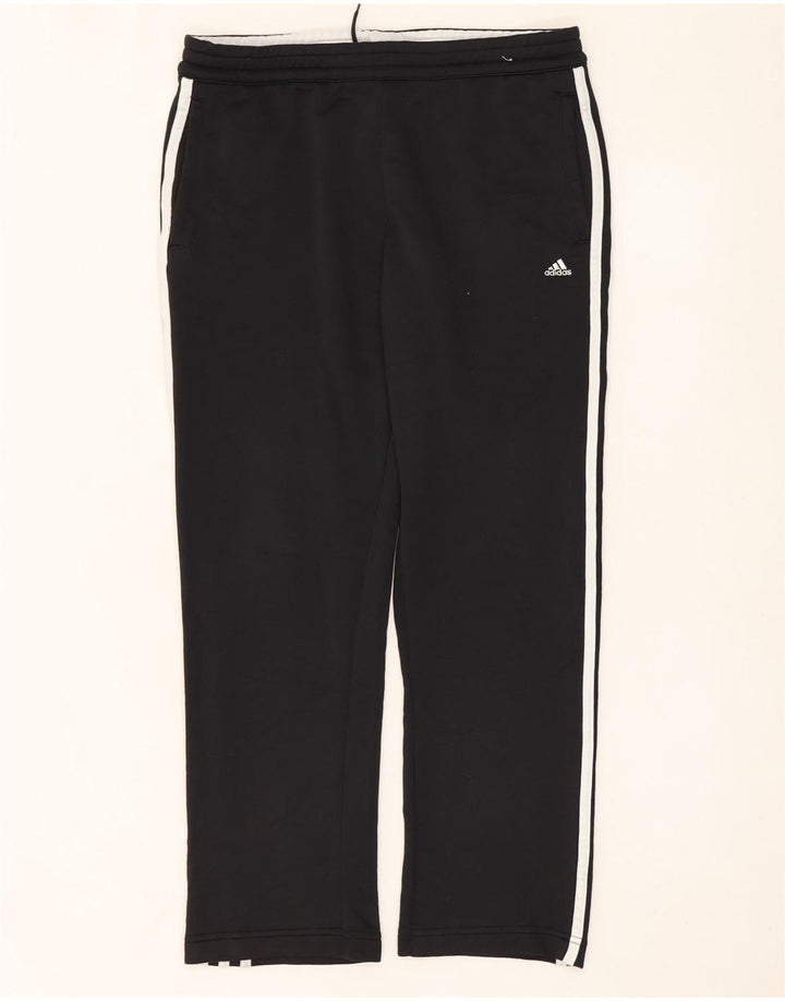 Pantaloni da tuta Adidas Climalite da donna UK 14 poliestere nero medio