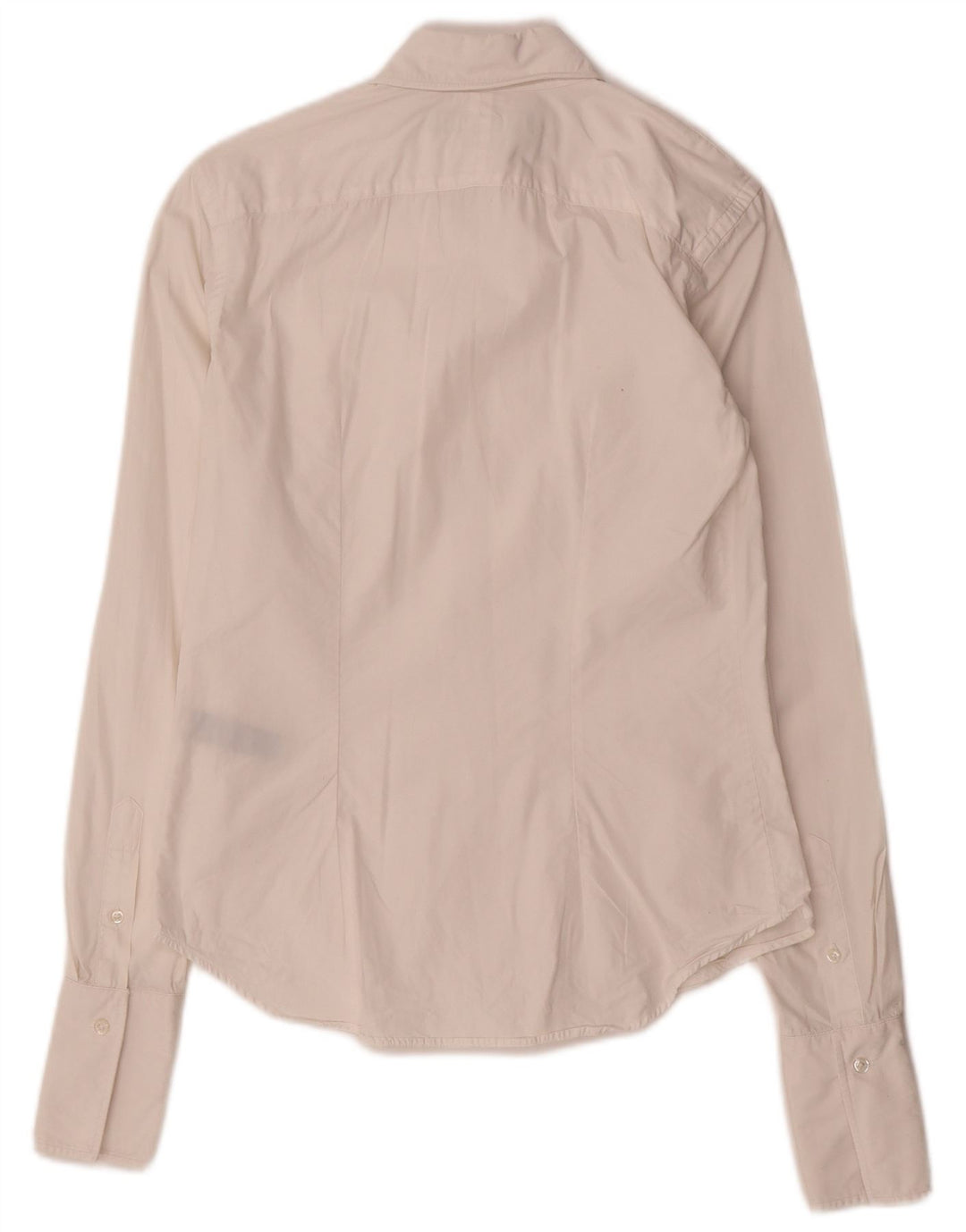 Camicia formale da donna Ralph Lauren in cotone bianco sporco medio