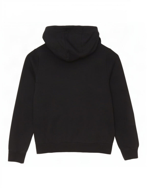 Felpa con cappuccio oversize con grafica Nike da donna UK 10 piccola in cotone nero