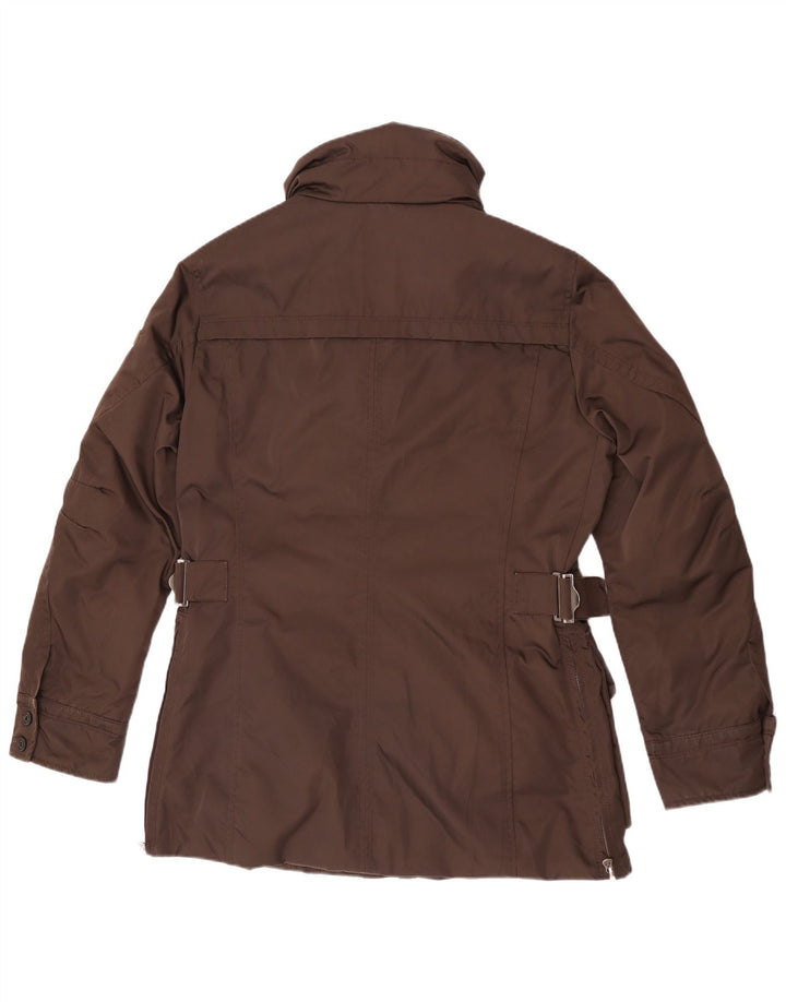 PEUTEREY Giacca parka da uomo UK 38 Poliestere marrone medio