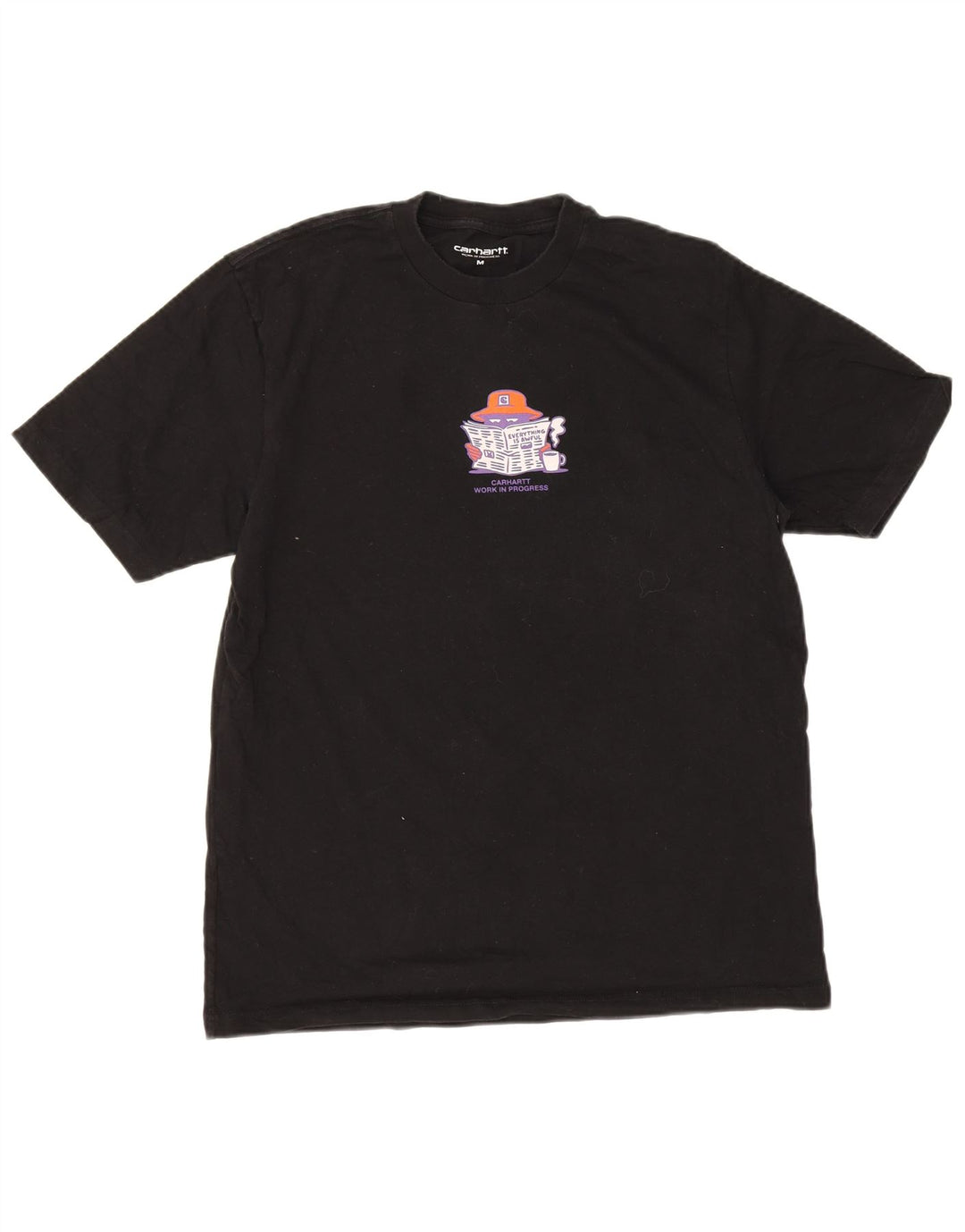 T-shirt grafica da uomo Carhartt Top nera media
