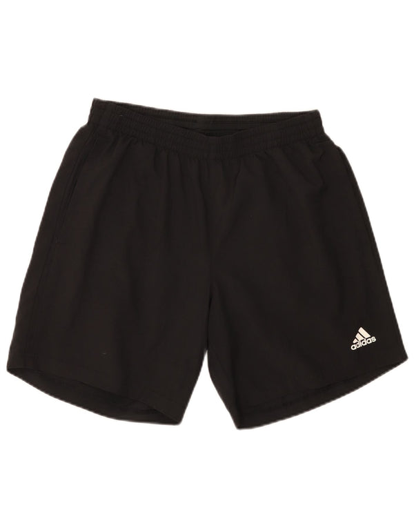 Pantaloncini sportivi Adidas Aeroready da uomo, colore nero medio, in poliestere color block