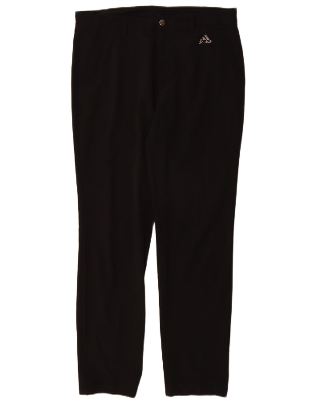 Pantaloni chino slim da donna Adidas W32 L32 poliestere nero