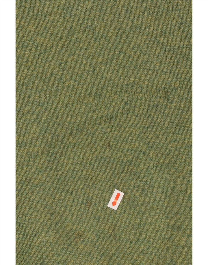 Canotta da uomo PRINGLE XL verde in lana d'agnello