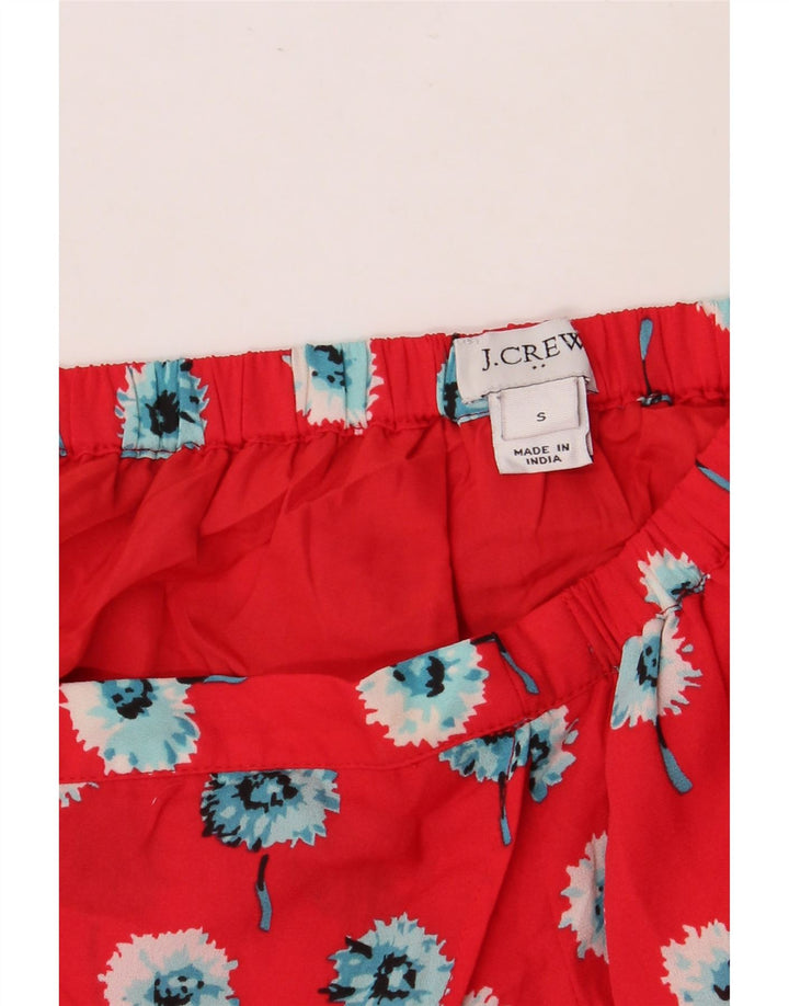 Gonna avvolgente da donna J. CREW piccola W27 rossa floreale