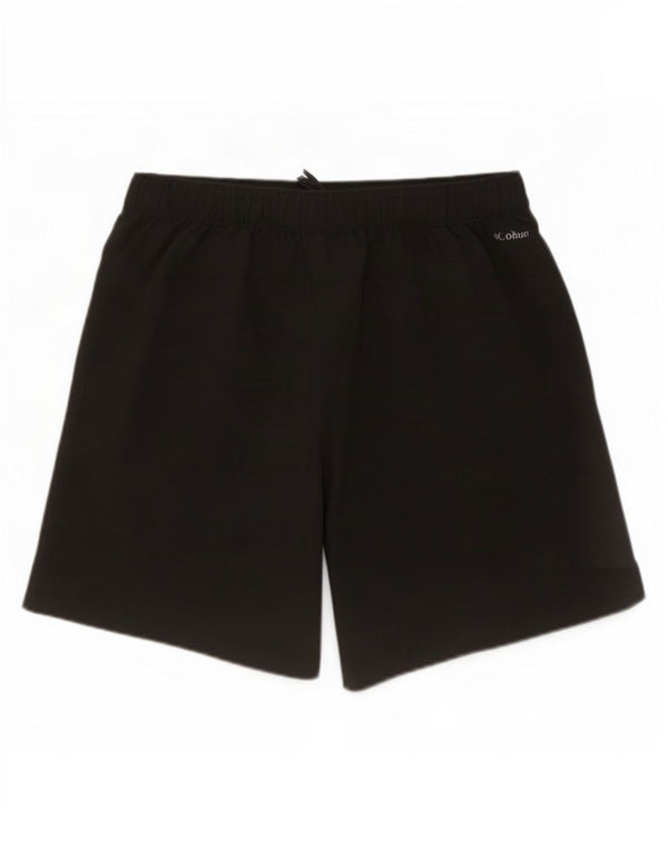 Pantaloncini sportivi Columbia da uomo grandi in poliestere nero