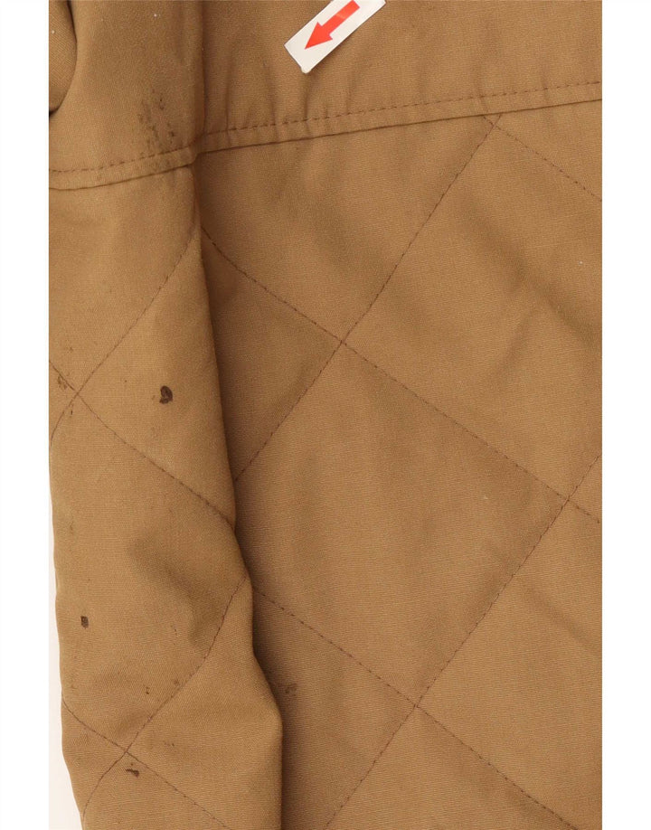 Giubbotto bomber vintage da uomo UK 36 piccolo beige