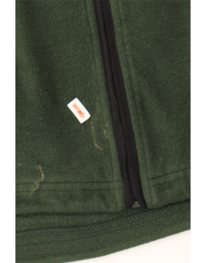 IZOD Mens Fleece Jacket UK 42 XL Green Polyester Vintage Izod and Second-Hand Izod from Messina Hembry 