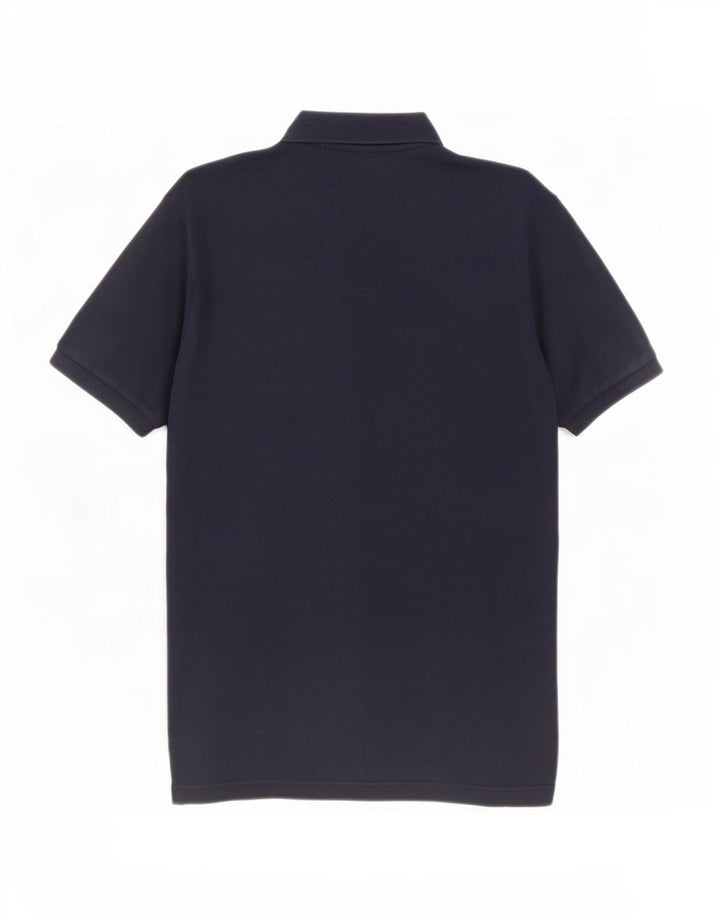 Polo Adidas da uomo grande in cotone blu navy