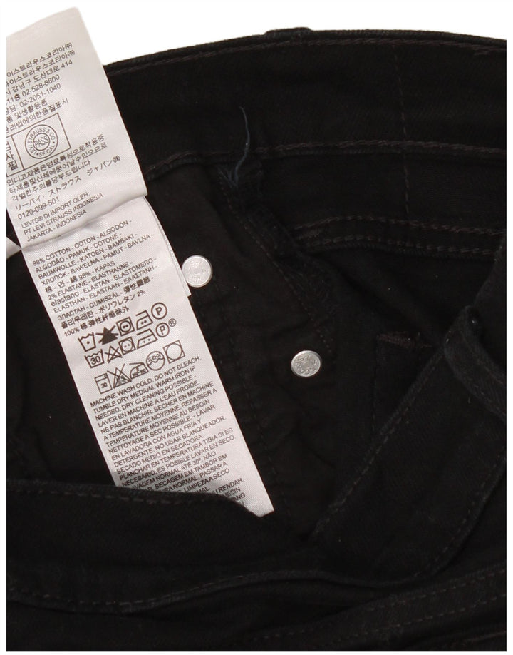 Jeans slim da donna Levi's W32 L30 cotone nero