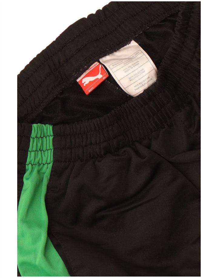 Pantaloni della tuta da ragazzo Puma 13-14 anni Poliestere color block nero