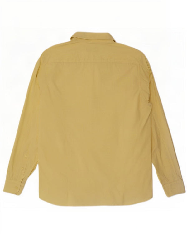 Camicia da uomo Hugo Boss XL in cotone giallo