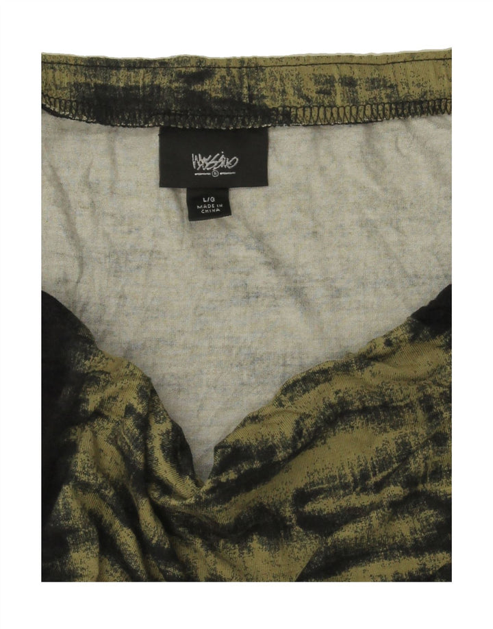 MOSSIMO Womens Pencil Skirt Large W32 Multicoloured Striped Rayon Vintage Mossimo and Second-Hand Mossimo from Messina Hembry 