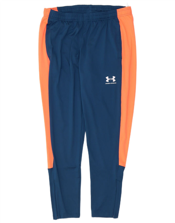 Pantaloni da tuta da uomo UNDER ARMOUR XL Poliestere color block blu