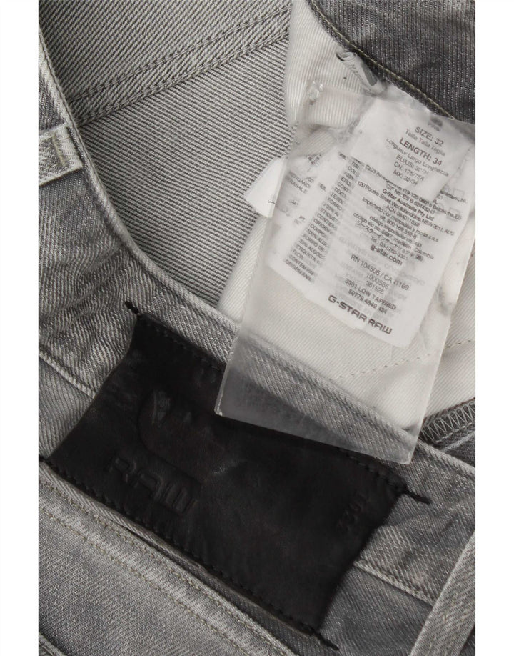 Jeans slim da uomo G-Star W32 L34 cotone grigio