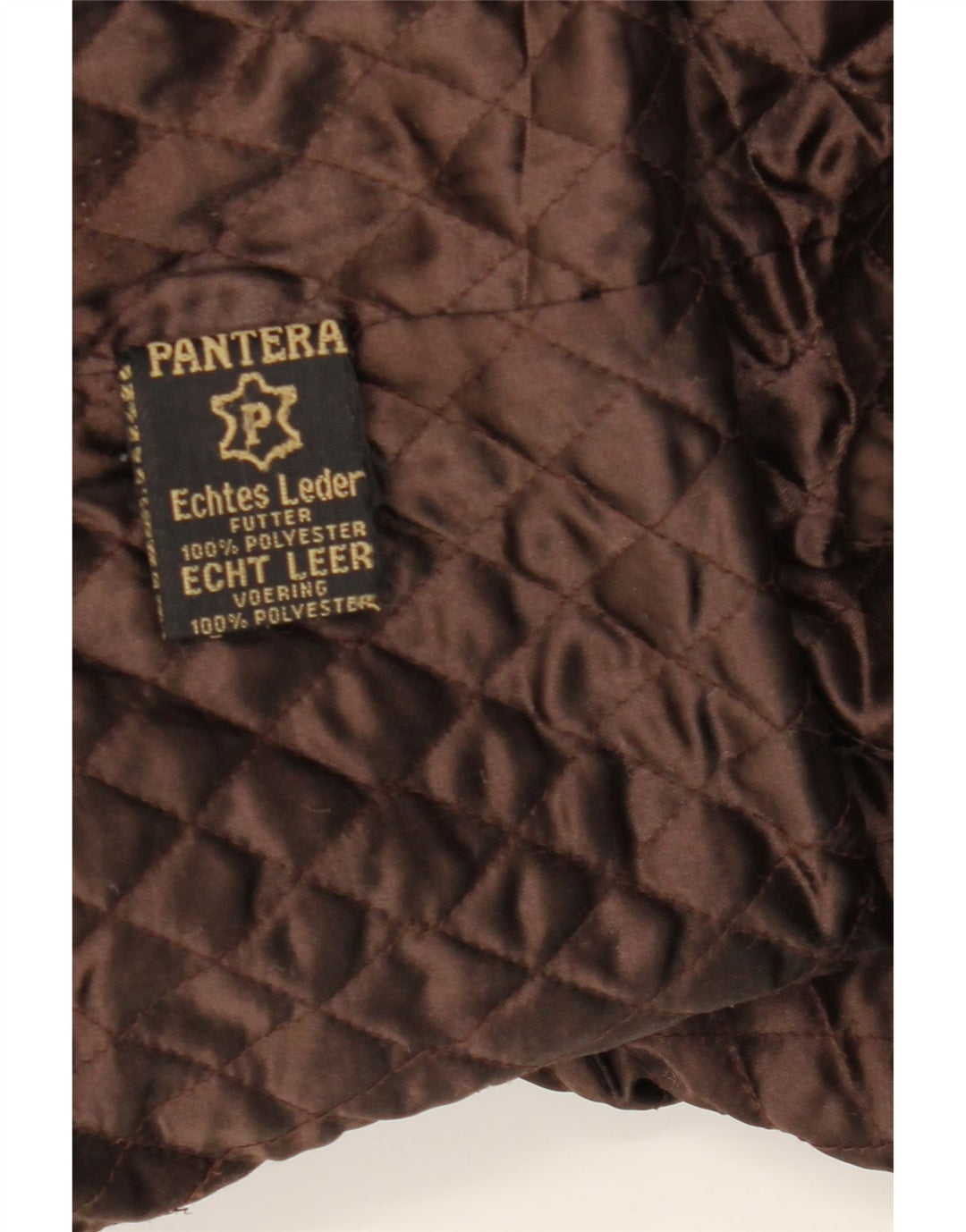 PANTERA Giacca in pelle da uomo UK 44 2XL Pelle marrone