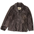 Giacca in pelle da donna Desi IT 46 grande in pelle nera