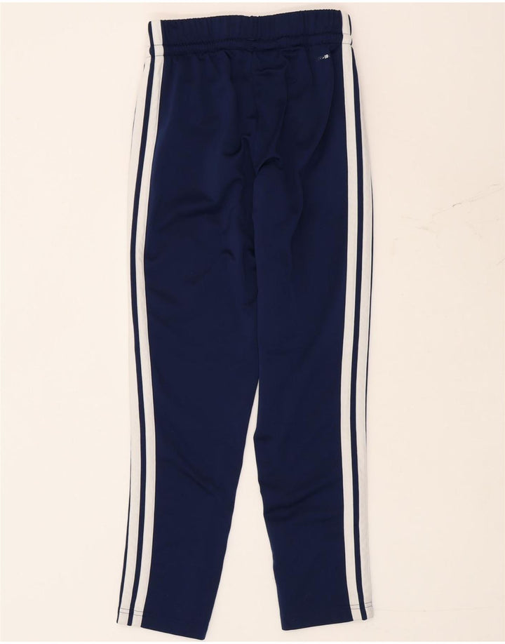 Pantaloni da tuta Adidas Climacool da ragazzo 11-12 anni in poliestere blu navy
