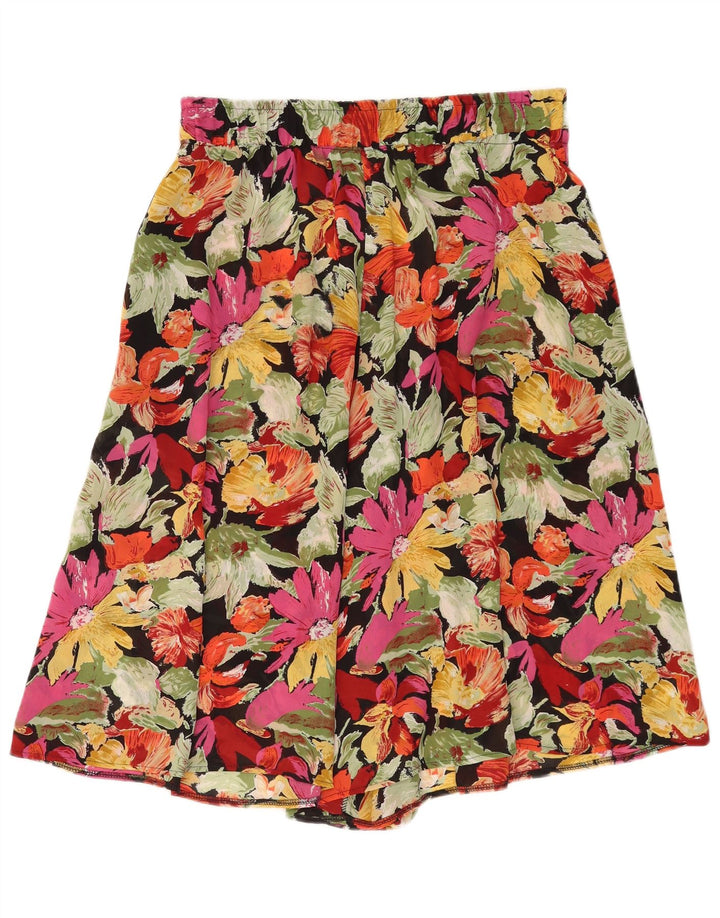 Gonna a pieghe da donna Yessica EU 40 media W30 floreale multicolore