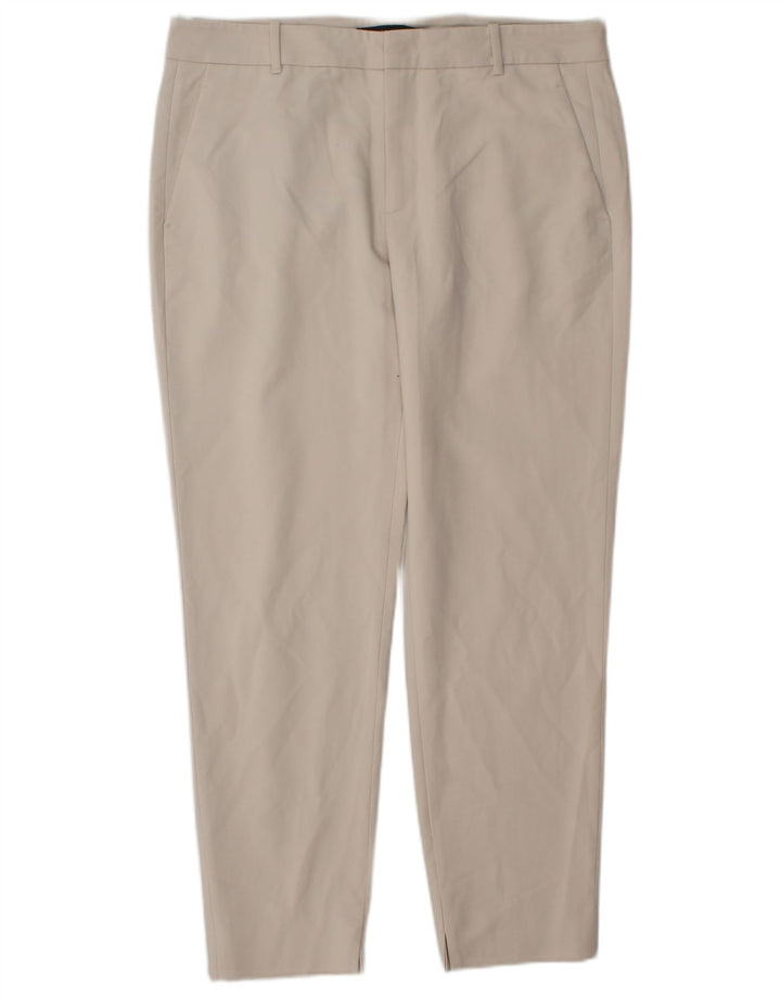 Pantaloni chino slim da donna Zara grandi W30 L28 bianco sporco