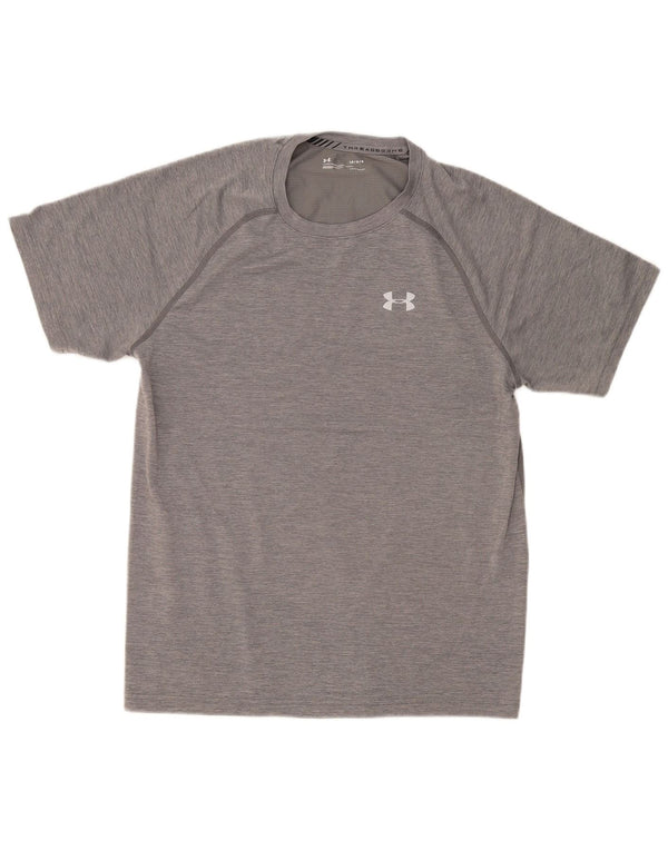 Maglietta Under Armour da uomo Heat Gear Top grande grigio chiazzato