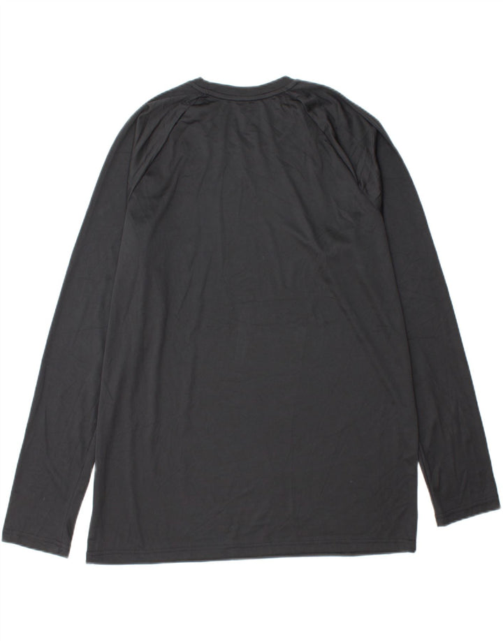 NIKE Top Dri Fit da uomo a maniche lunghe, grande, nero