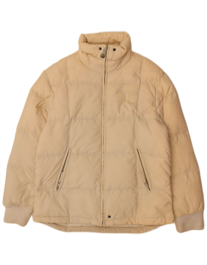 Giacca imbottita da uomo Diesel UK 38 Poliammide beige medio