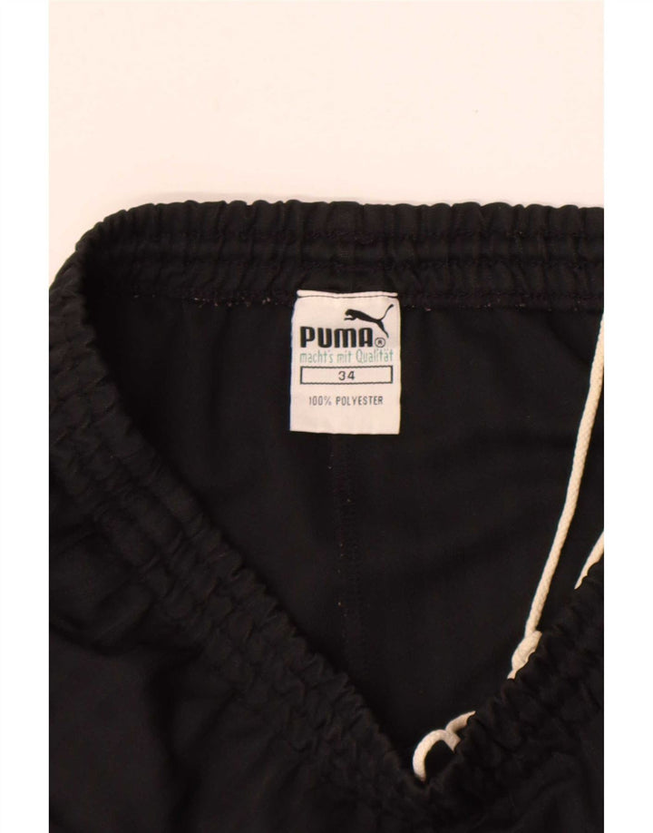Pantaloncini sportivi da uomo Puma Large neri in poliestere