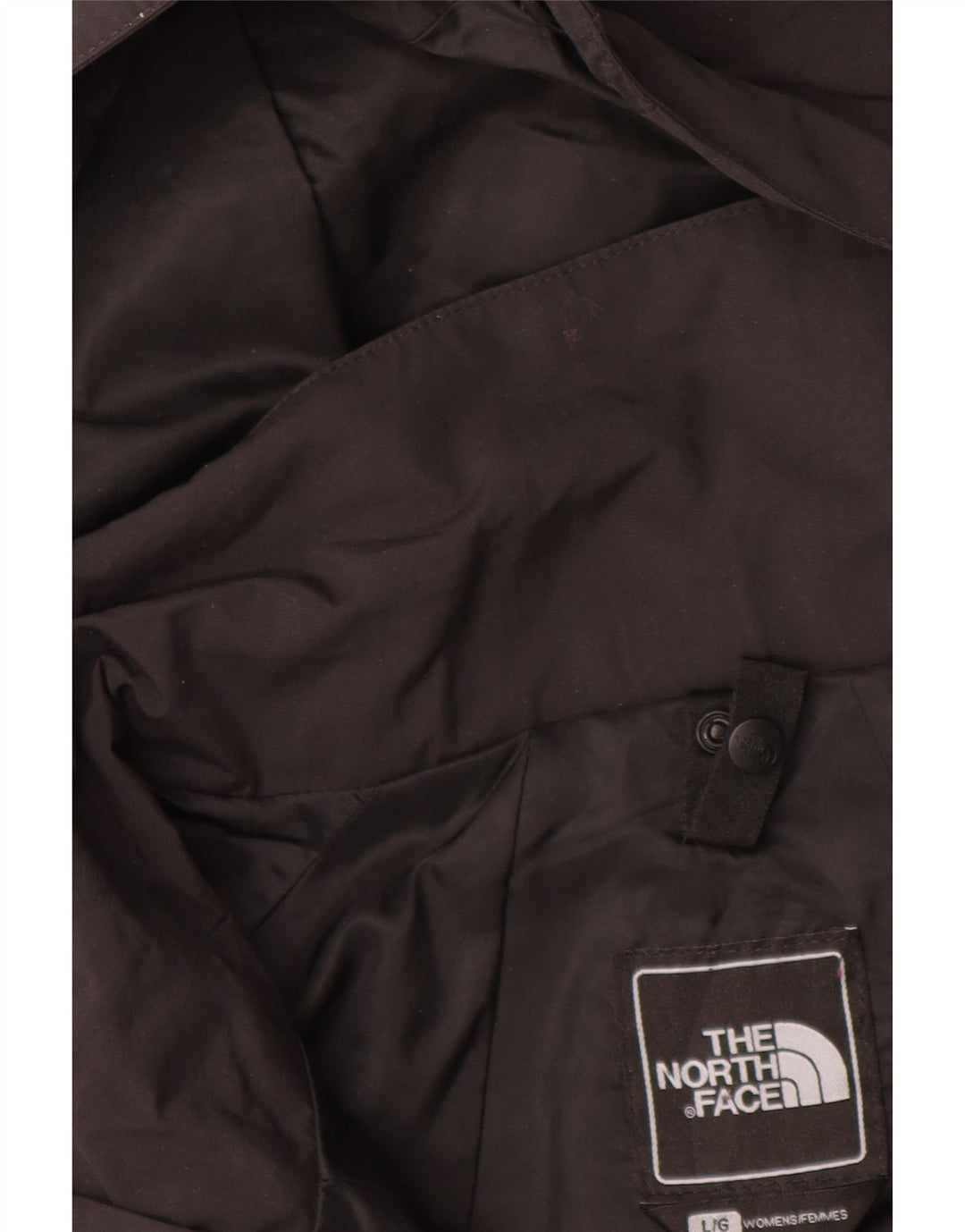 THE NORTH FACE Giacca antipioggia con cappuccio Hyvent da donna UK 16 Large Nylon nero