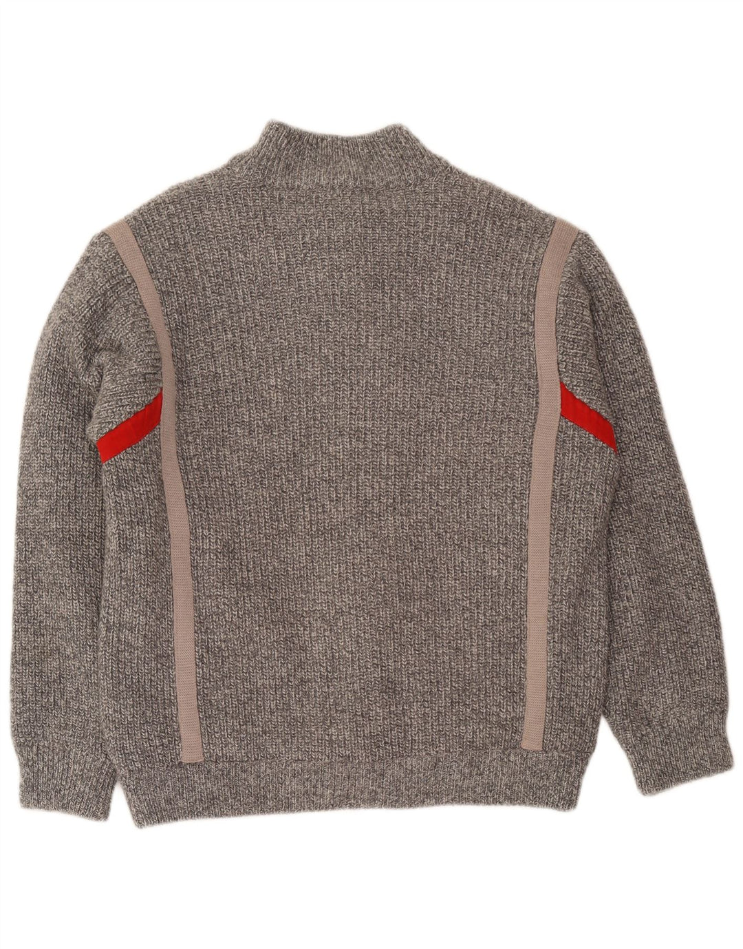 Gabriella Frattini Maglione Cardigan Uomo IT 52 Large Grigio Chiazzato