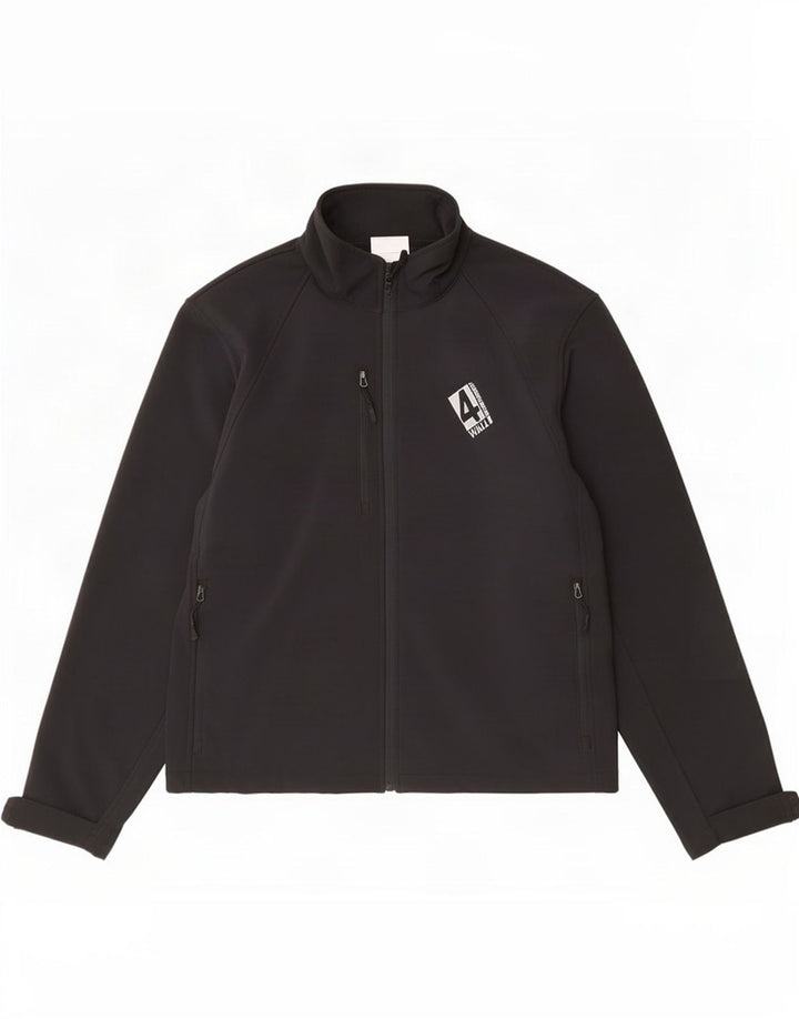 Giacca a vento da uomo Russell Athletic UK 40 grande poliestere nero