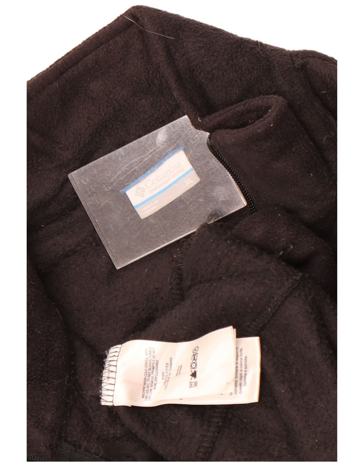 Giacca in pile da uomo Columbia UK 42 XL poliestere nero