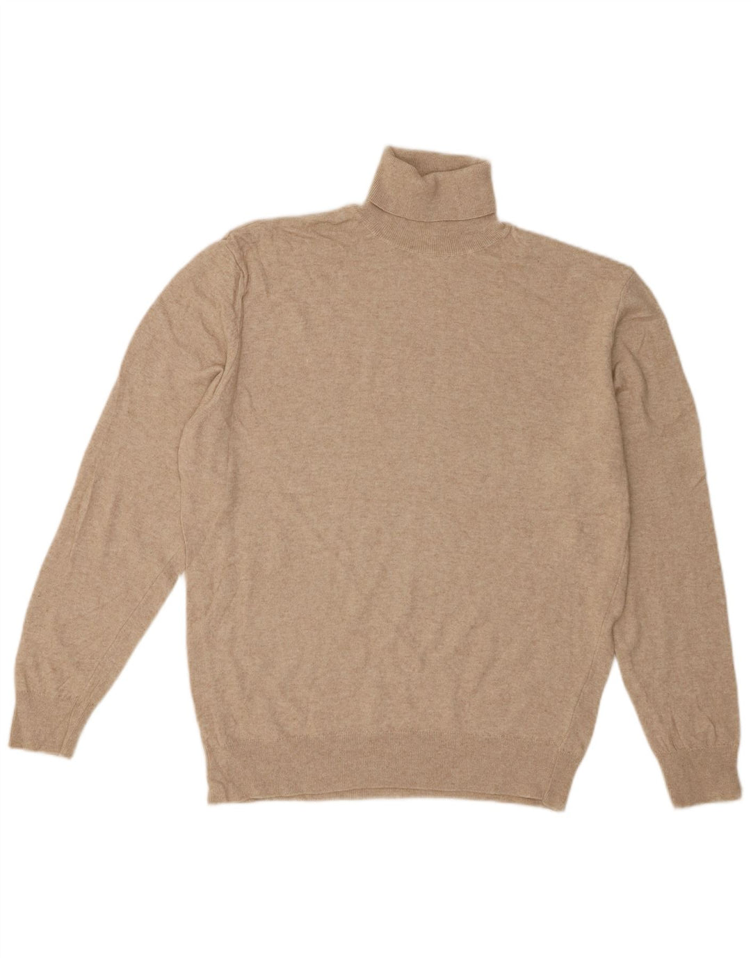 Maglione maglione collo alto da uomo Zara grande beige