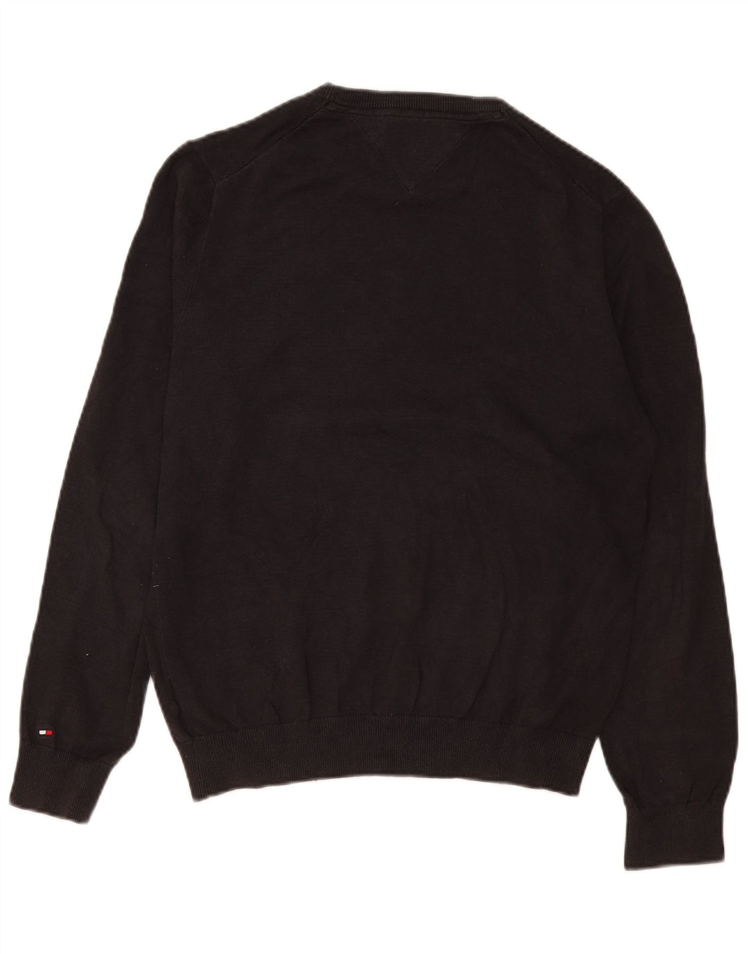 Maglione maglione girocollo da uomo Tommy Hilfiger in cotone color block grigio medio